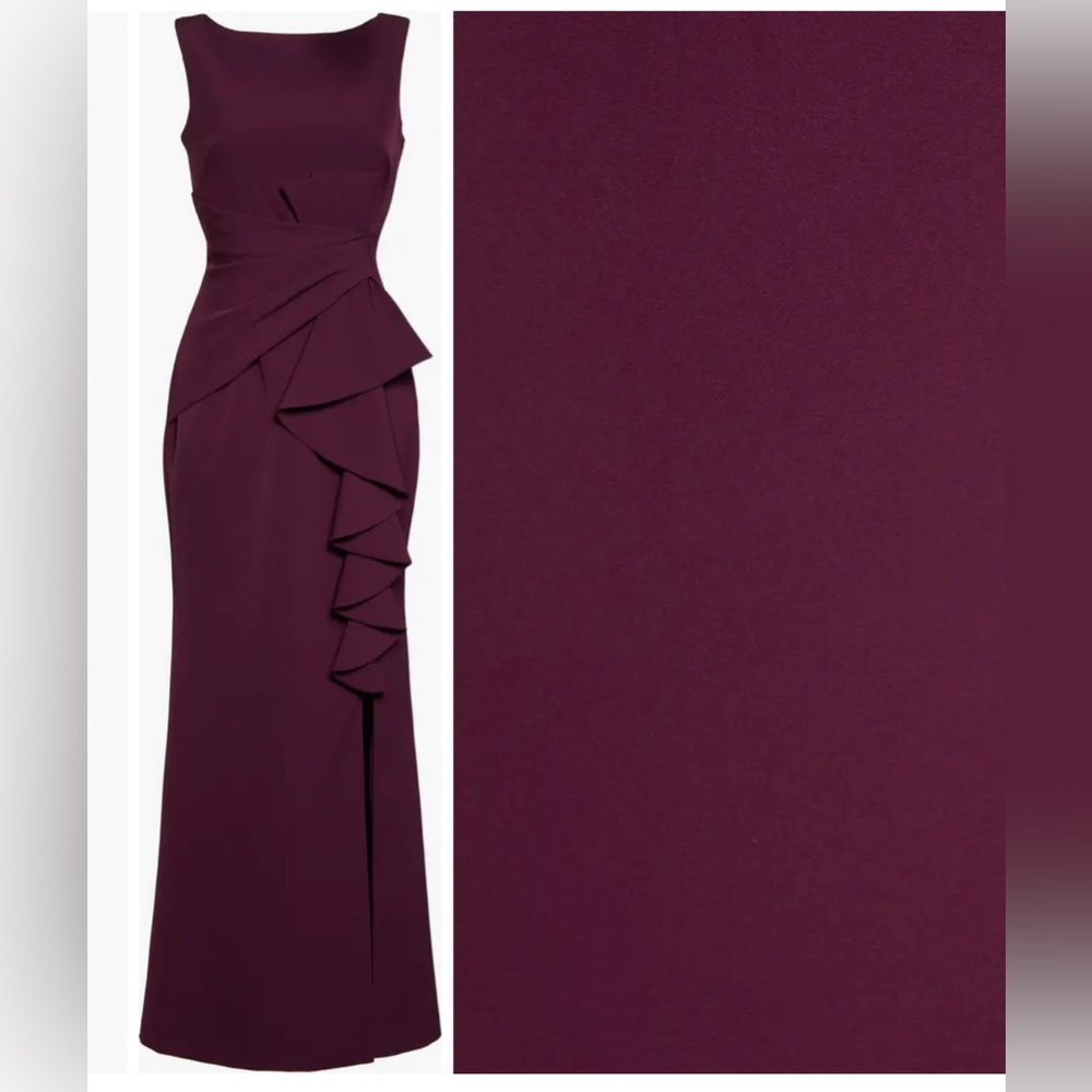 Eliza J Ruffle Front Gown - Picture 4 of 10